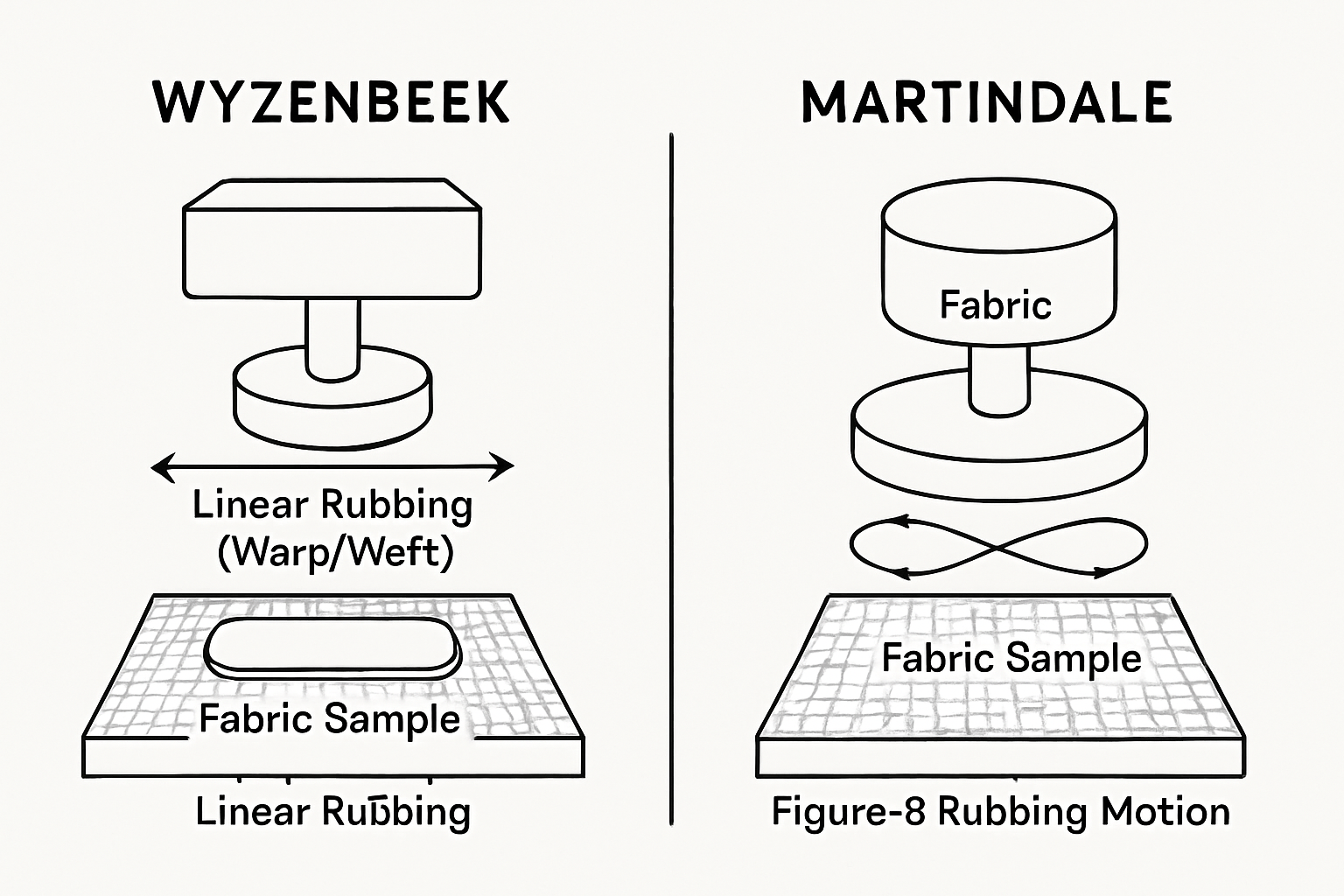 Wyzenbeek vs Martindale Fabric Test Comparison